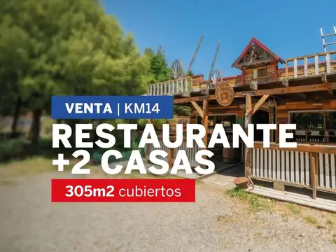 VENTA 2 CASAS + RESTAURANT BUSTILLO KM 13.900