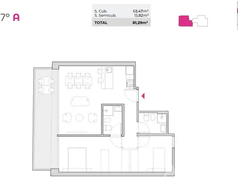 Departamento en Venta en Belgrano, USD 237.000