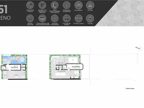 Departamento 3 ambientes con 2 baños