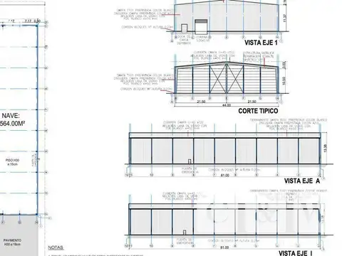 Depósito industrial/logístico dentro de el Parque Industrial Ruta 6