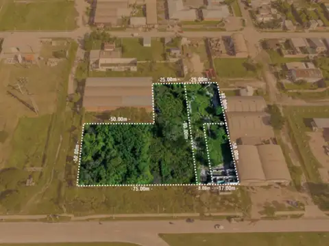 Terreno en Venta 8  mts Fondo