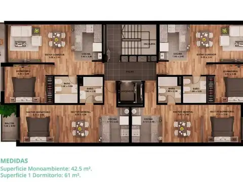 DEPARTAMENTO MONO A ESTRENAR - INVERSION EN POZO