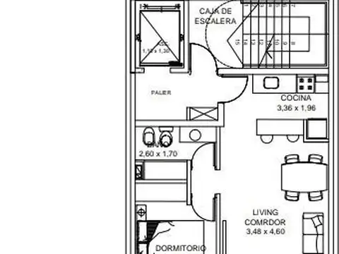 Departamento en Venta de 2 ambientes