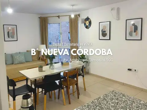 Dpto 1 dorm - Nueva Córdoba, Ambrosio Olmos al 900