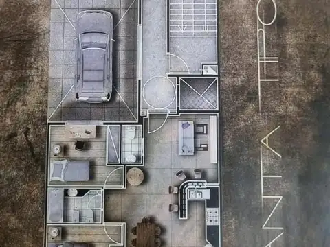 Semipiso 3 ambientes - balcon terraza al frente