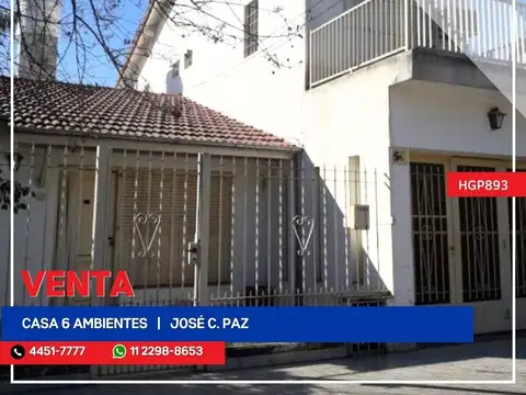 Casa - Venta - Argentina, José C Paz - Presidente Rivadavia 1600