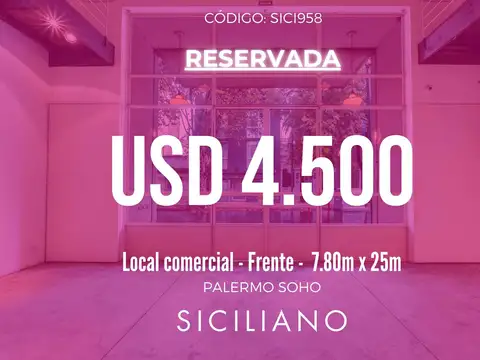 Local en Palermo Soho