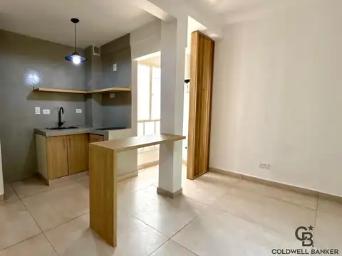 Departamento 2 ambientes con 1 baño
