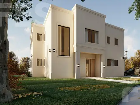 Casa en construccion Barrio Nautico El Cazal con pileta.