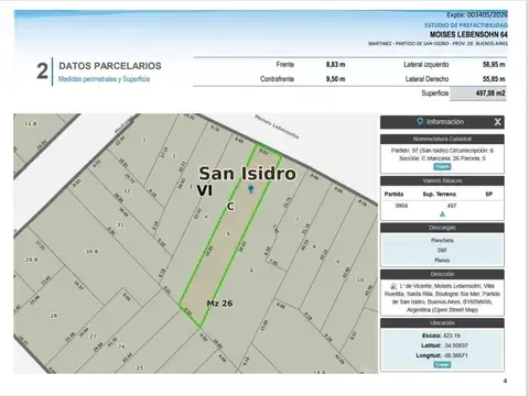 Galpon en Venta 58  mts Fondo