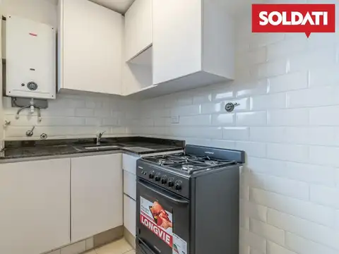 Departamento 2 ambientes con 1 baño
