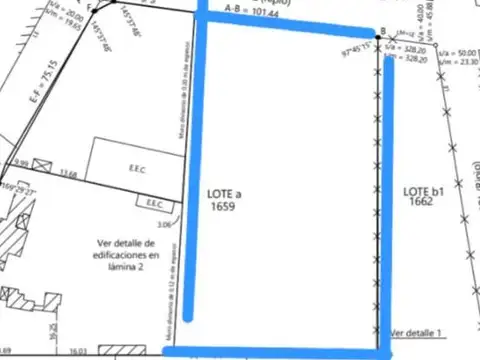 Terreno en Venta 70  mts Frente