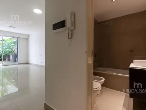 Monoambiente en alquiler en Palermo con patio