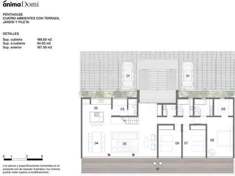Departamento en Alquiler de 3 dormitorios