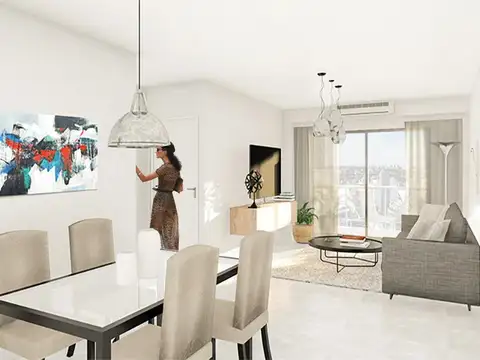 Departamento 4 ambientes con 2 baños