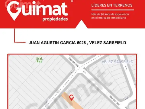 Terreno en Venta en Velez Sarsfield, USD 295.000