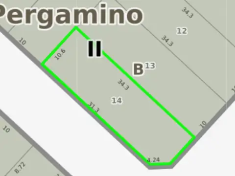 TERRENO EN VENTA EN PERGAMINO