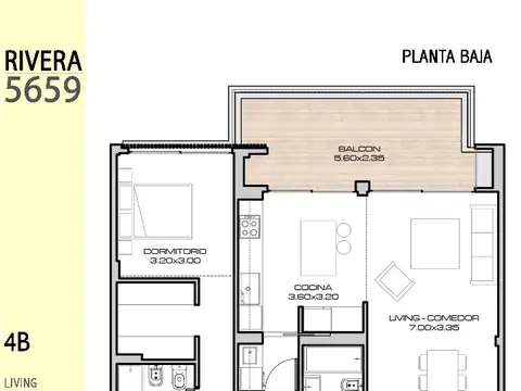 Departamento en Venta en Villa Urquiza, USD 389.000