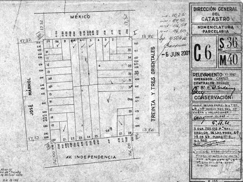 Terreno en Venta en Almagro, USD 250.000
