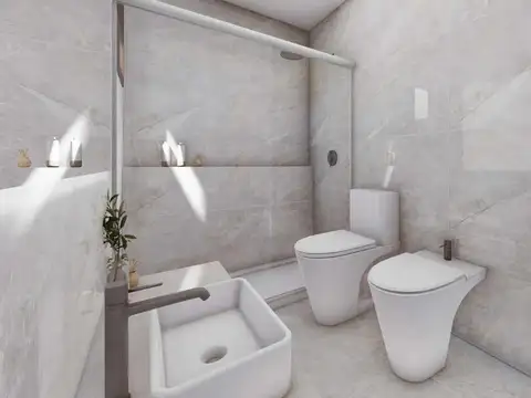 Departamento 3 ambientes con 2 baños