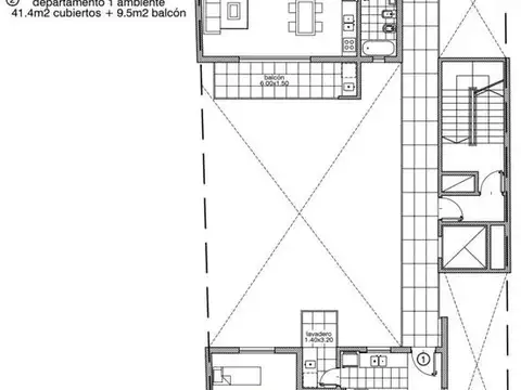 Departamento en Venta de 3 ambientes