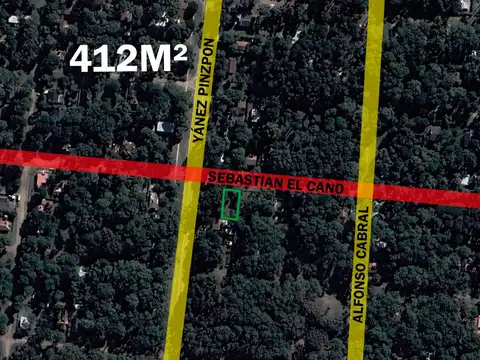 Terreno en venta - 412Mts2 - Valeria del Mar