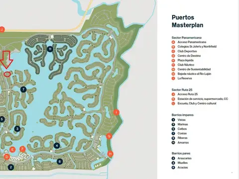 Terreno en Venta en Puertos, USD 155.000