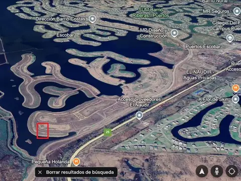 Lote venta a la laguna Amarras Puertos