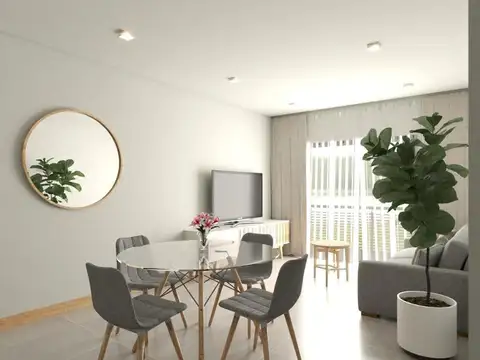 Departamento 2 ambientes de pozo