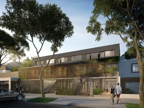 Excelente unidad a estrenar 3 ambientes gran jardín propio con parrilla. Cochera cubierta - Olivos