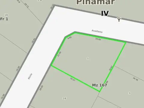 Terreno en venta - 1.004Mts2 - Cariló