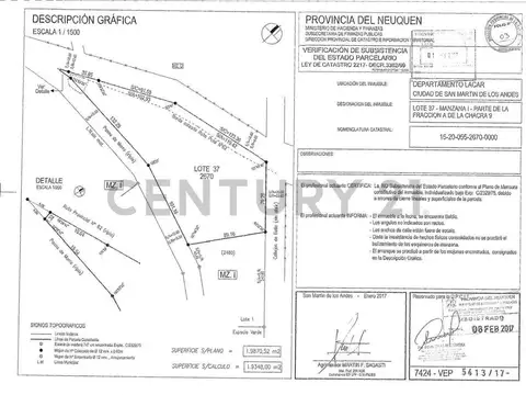 Terreno en Venta de 16600,0 m2