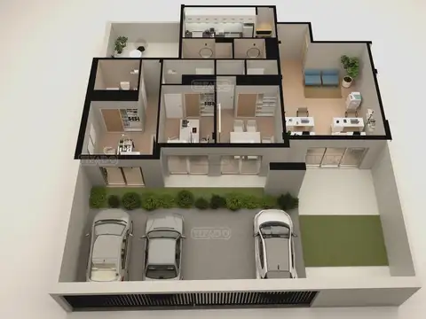 Departamento en Venta con 4 cocheras