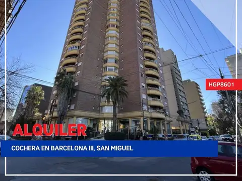 Cochera - Alquiler - Argentina, San Miguel - Maestro Angel D'elia 1210