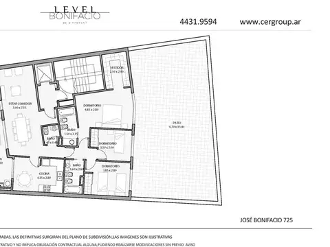 Departamento en Alquiler en Caballito, USD 1.650