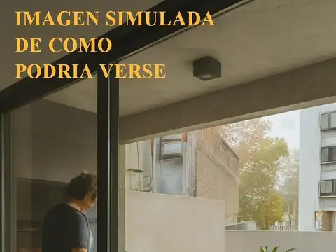 Departamento 2 ambientes con 2 baños