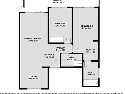 Departamento en Venta de 3 ambientes
