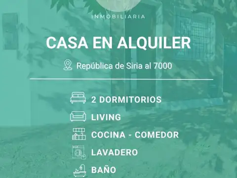 Casa en Alquiler de 2 dormitorios