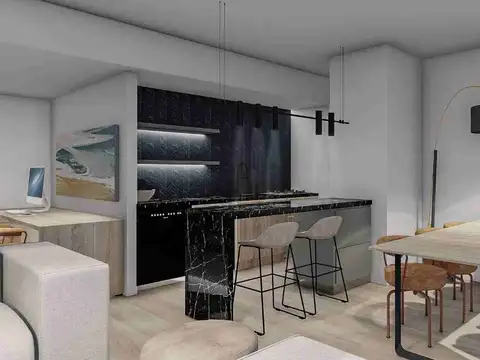 Departamento 2 ambientes con 1 baño