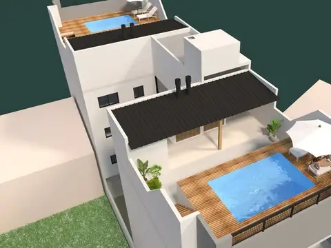 Departamento 3 ambientes con 2 baños