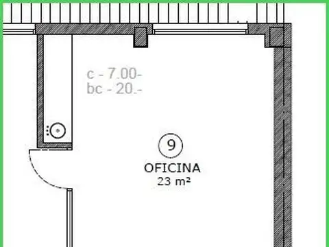 Oficina en Alquiler en Parque Luro, $ 440.000