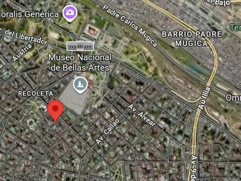 Uriburu e/ Avenida Las Heras y Pacheco de Melo