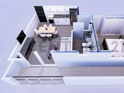 Departamento en Venta de 1 dormitorio