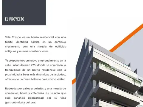 Departamento en Venta en Villa Crespo, USD 132.600