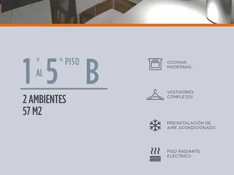 Julian Alvarez 725, Villa Crespo -2 ambientes con balcón de pozo