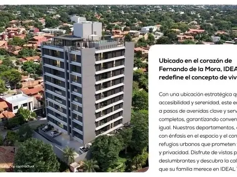 Departamento en Venta de 1 dormitorio
