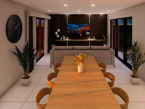 Depto Tipo Casa 4 ambientes con 2 baños