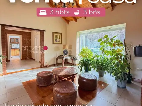 CASA EN VENTA – Barrio Rincón Club de Campo