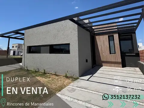 DUPLEX 2 DORMITORIOS - RINCONES DE MANANTIALES