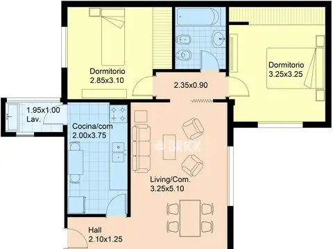 AV. JUAN B. JUSTO al 2200 2°